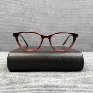 Barton Perreira Hettie TER Tortoise Red Cat Eye Eyeglass Frames 49-17-145 Y2k